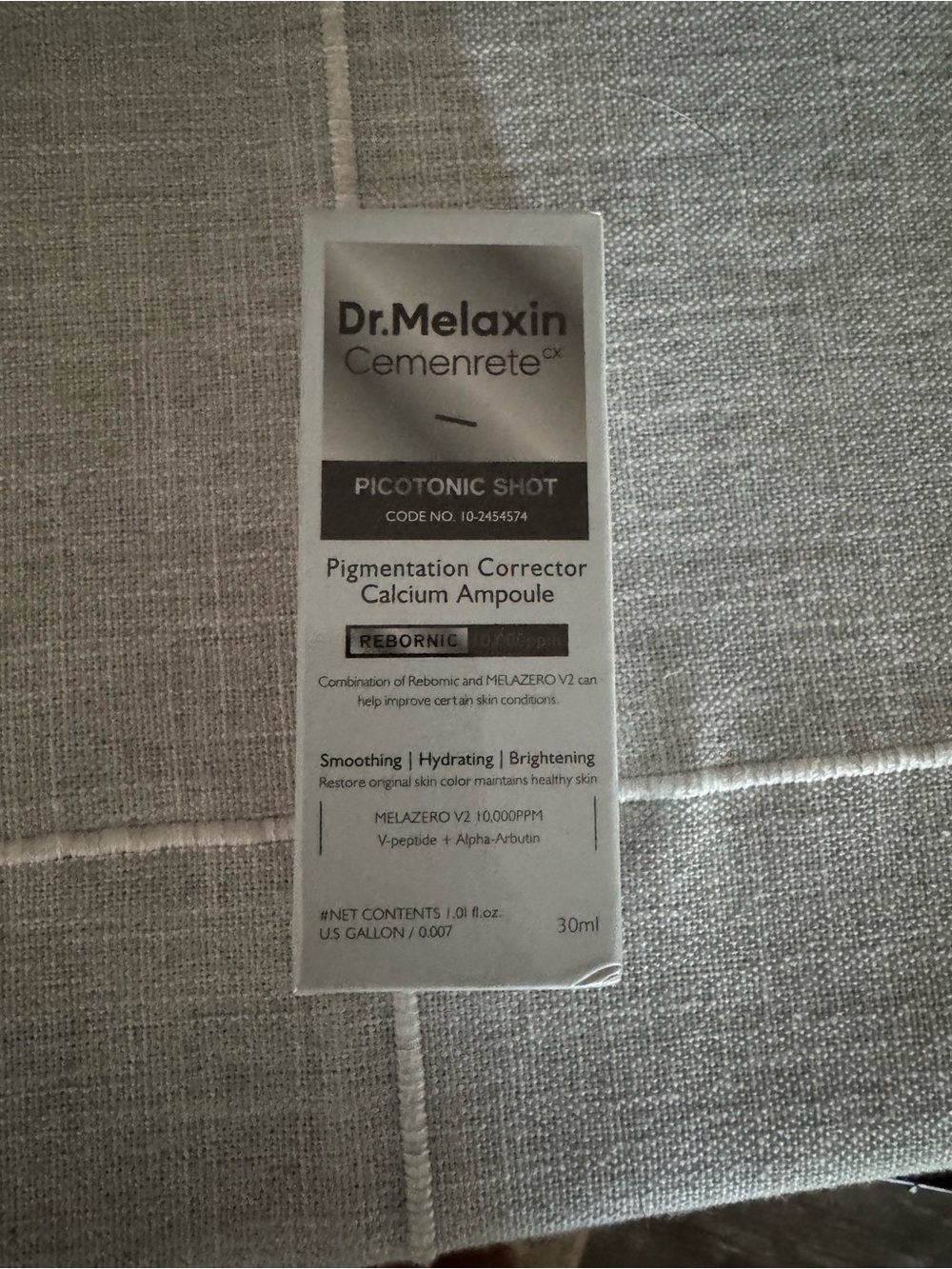 Dr. Melaxin Cementrete Pigmentation Corrector Calcium Ampoule - White